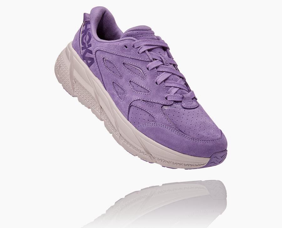 Hoka One One Loopschoenen Dames - Clifton L Suede - Paars - TW1938475